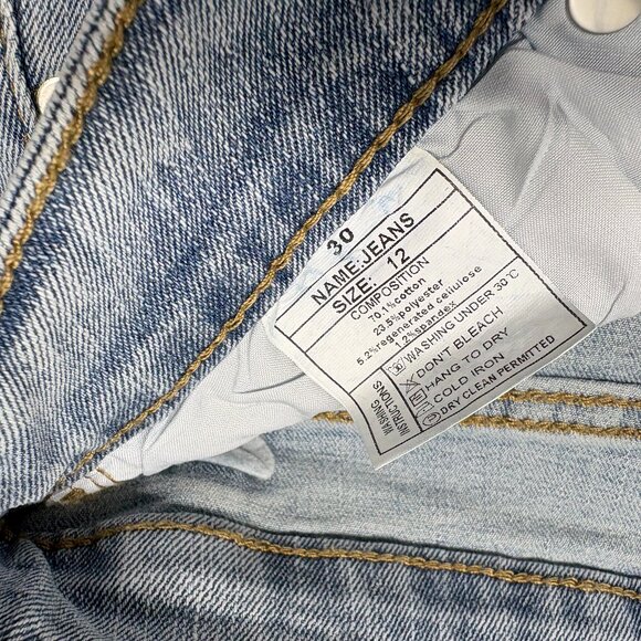 Funuca Straight Leg Jeans Size 12 (30x30) - Picture 7 of 9